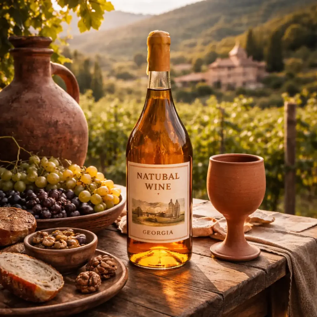 Georgian natural wine