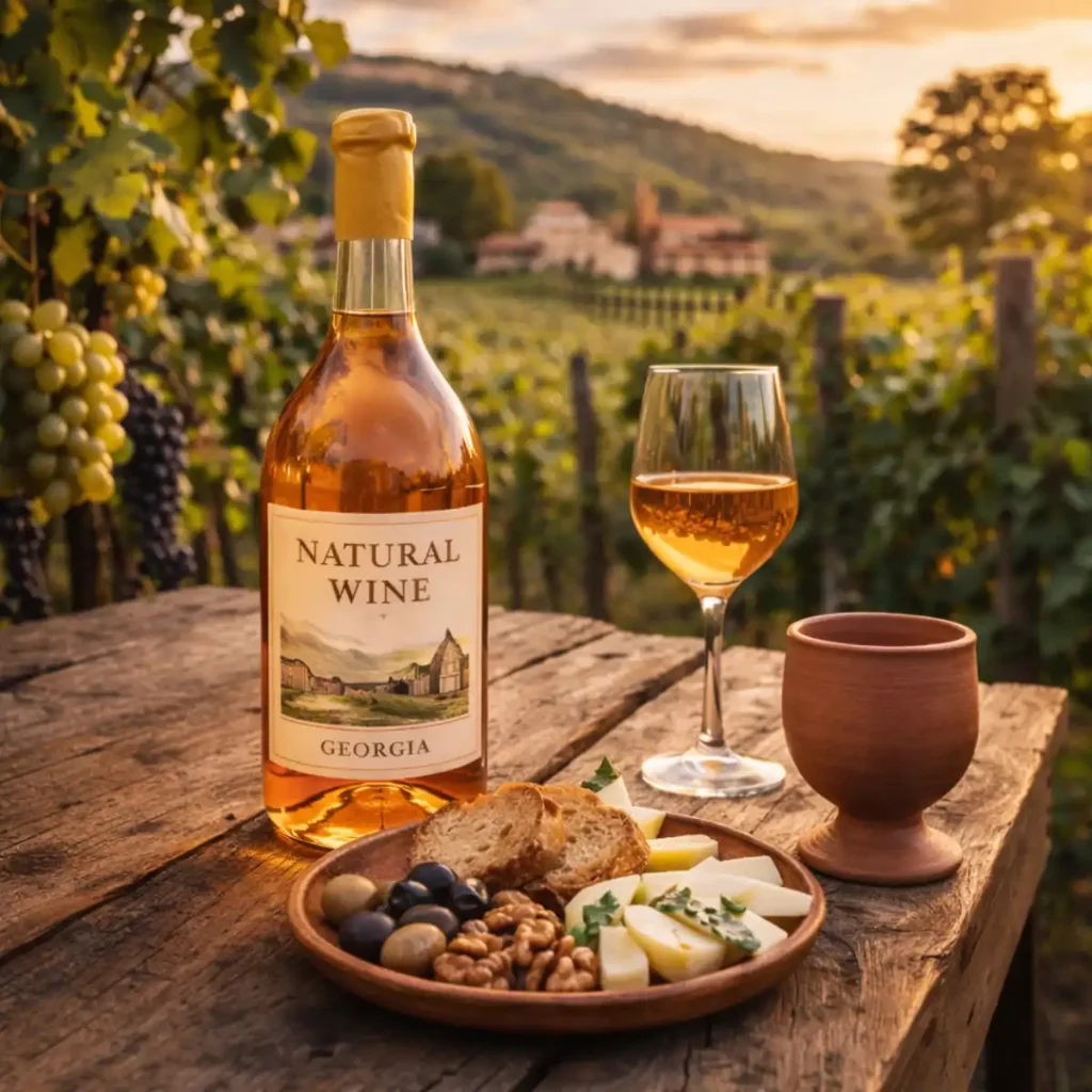 Georgian natural wine